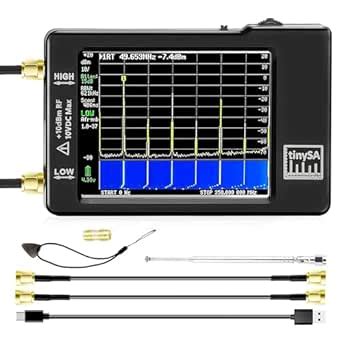 TinySA Spectrum Analyzer Handheld,2.8inch Touchscreen 100KHz-960MHz ...