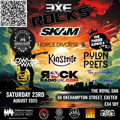 Exe Rocks 2025, Exeter City Football Club, 23 August 2025 | AllEvents