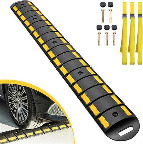 CXRCY Rubber Speed Bump, 6.4FT Portable Speed Bumps, Philippines | Ubuy