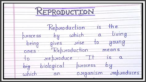 Image result for Reproduction Definition