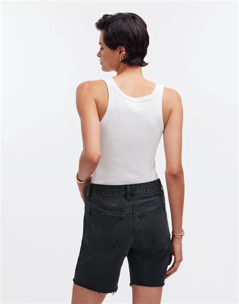 Long Denim Shorts in Kelm Wash | Madewell