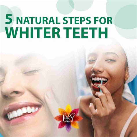 How to Get Naturally Whiter Teeth (In 5 Steps) at Home - Dr. Diana Joy Ostroff