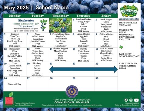 Menus | Crockett County CCSD