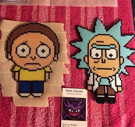 Rick And Morty Perler