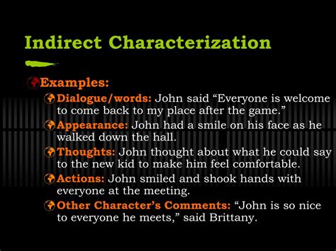 PPT - Exploring Characterization in Stories PowerPoint Presentation ...