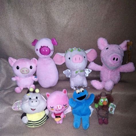 Jual Ganci Pig/ babi kostum, cookie monster, sherlock(sesame street)#preloved# | Shopee Indonesia