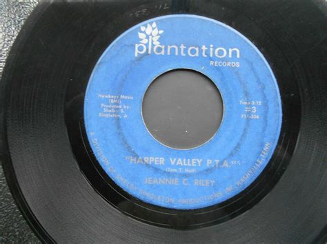 Harper Valley P.T.A. Performed By Jeannie C. Riley Released In 1968 ...