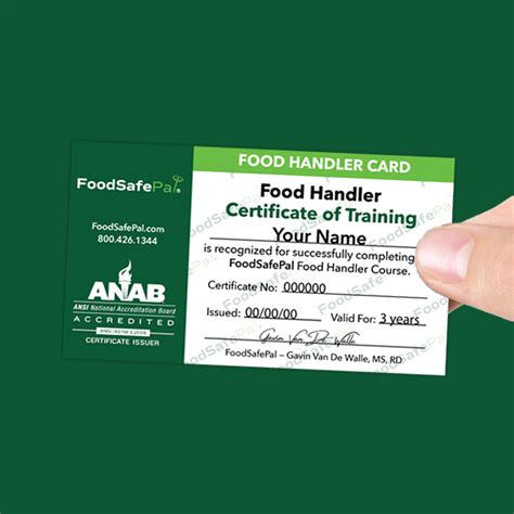 Food Handlers Card Wa