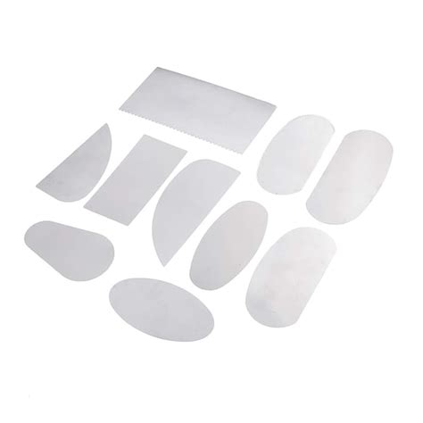 10 Pieces Pottery Clay Steel Scraper for Polymer Clay Scraper Pottery ...
