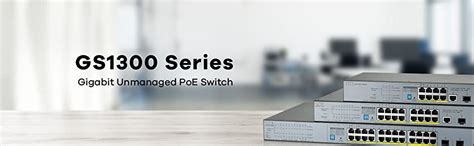 Zyxel GS1300-10HP 8 Port Gigabit 130W High Powered POE+ Unmanaged IP ...
