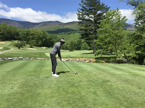 Opening tee shot at Mt Mitchell Golf Club. NC. : r/golf