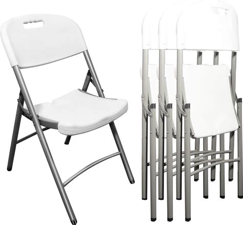 Amazon.com: Lifetime Folding Chair, Contemporary - Pack of 4, Almond ...