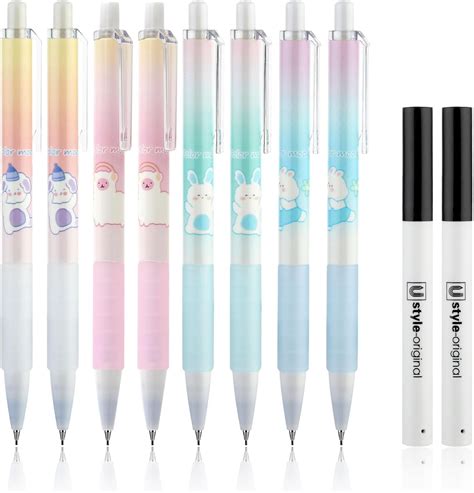 Amazon.com : Jeffdad 8-Piece Mechanical Pencil Set, 0.7mm Cute ...