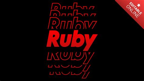 Image result for Ruby Text