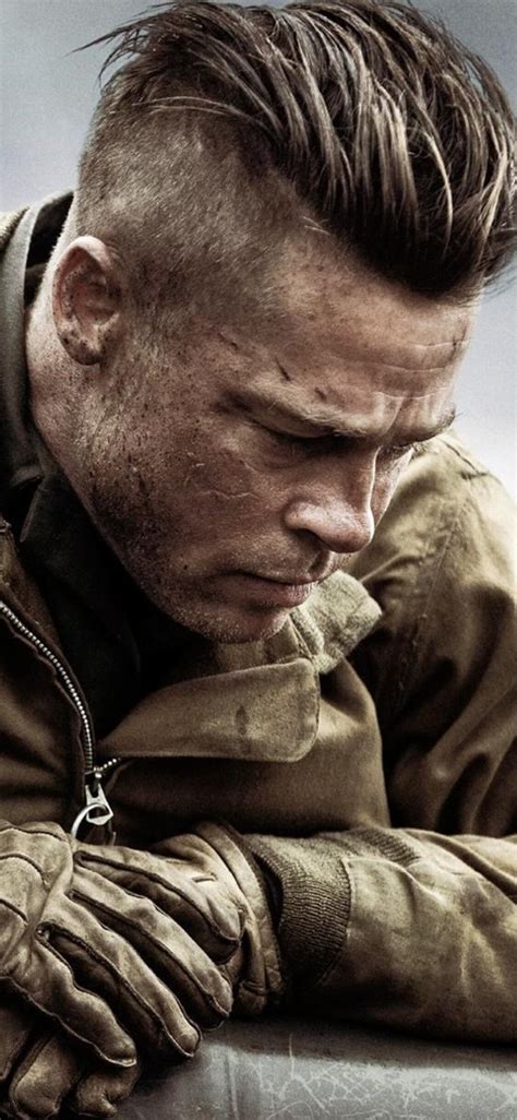 1125x2436 Brad Pitt In Fury Movie Iphone XS,Iphone 10,Iphone X ,HD 4k ...