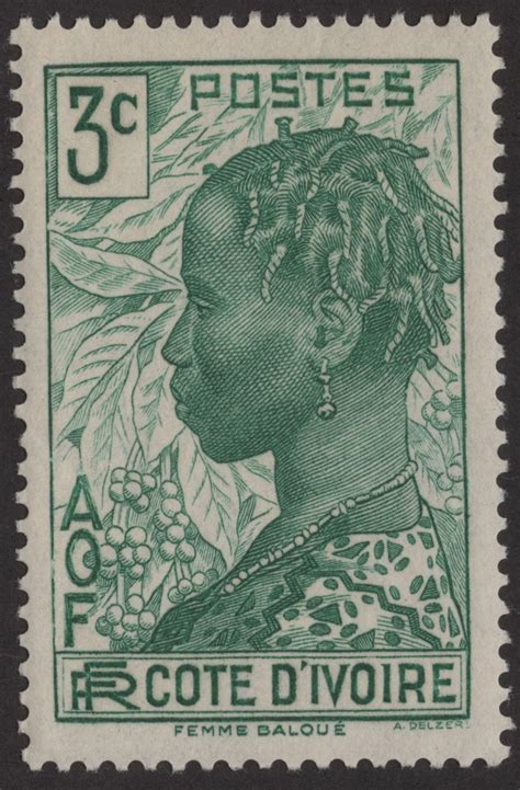 SCG190 French West Africa – Côte d'Ivoire Woman Series by A. Delzers ...