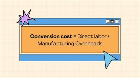 Image result for Conversion Cost Formula
