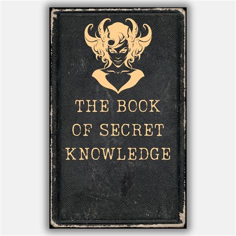 The Book of Secret Knowledge, Vintage Grimoire, 37 Pages, Book of ...