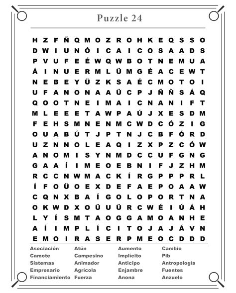 Spanish Word Search Printable Pdf at Robert Bader blog