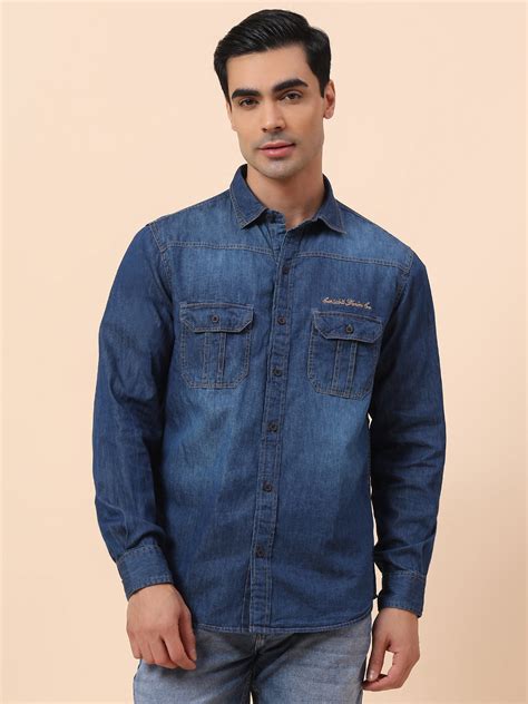 Casual Shirt for Men | Breathable & Soft with Color Fastness Slim Fit ...