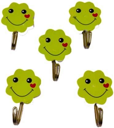 Dms Retail Multipurpose Smiley Hooks For Wall Load Capacity Upto 1 Kg ...