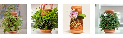 FARMSTOOL Terra Planter Automatic Watering Plant Pots Self-Watering ...