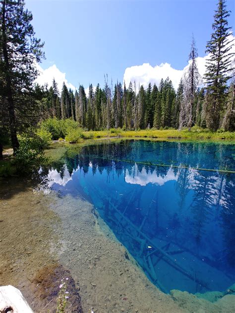 Little Crater Lake. Mt. Hood National Forest. : r/camping