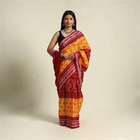 Sambalpuri Sarees - Odisa Sambalpuri Ikat Cotton Sarees | iTokri