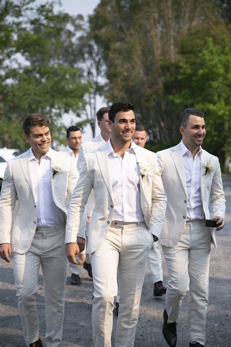 Groomsmen Attire Beach Wedding, Linen Wedding Suit, Beach Groom, Summer ...