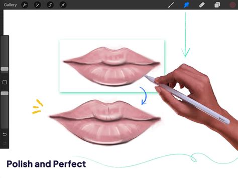 Image result for Drawing Lips Procreate