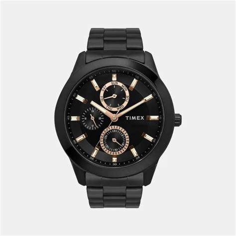 Men's Black Analog Stainless Steel Watch TWEG18508 – Metro Time