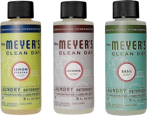 Amazon.com: Mrs. Meyer’s Clean Day 4x Concentrated Laundry Detergent ...