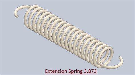 Making a Spring SolidWorks 2021 的图像结果