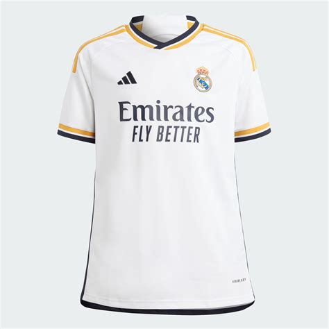 Clothing - Real Madrid 23/24 Home Jersey Kids - White | adidas South Africa