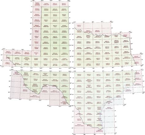 Texas Topographic Index Maps - TX State USGS Topo Quads :: 24k 100k 250k