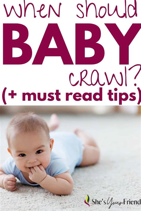 When do babies start Crawling - She's Your Friend