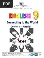 Image result for Quarter English 9 Module