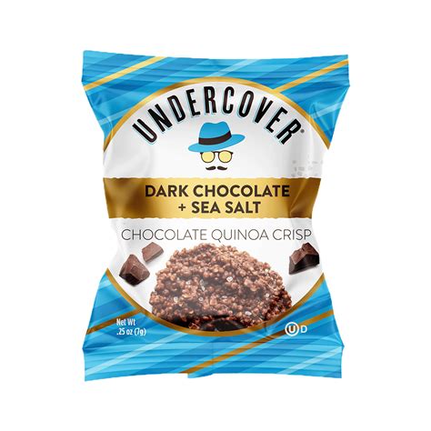 UNDERCOVER, CHOCOLATE QUINOA CRISPS, DARK CHOCOLATE + SEA SALT – Juice ...