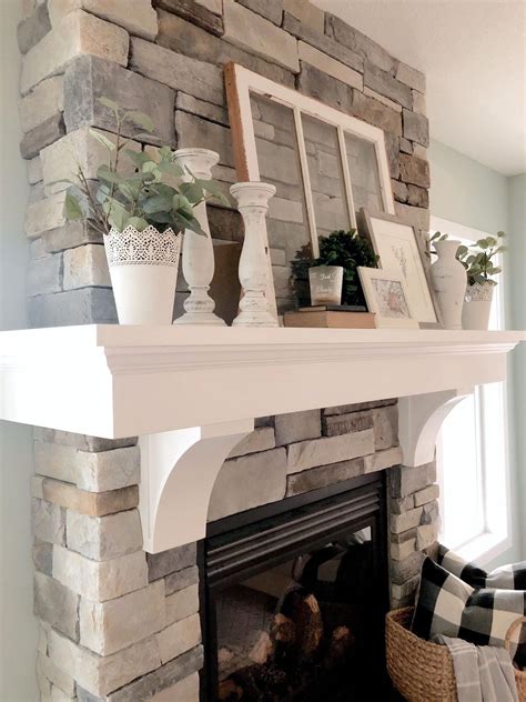 Shelf White Fireplace Mantel at Ernesto Brainard blog