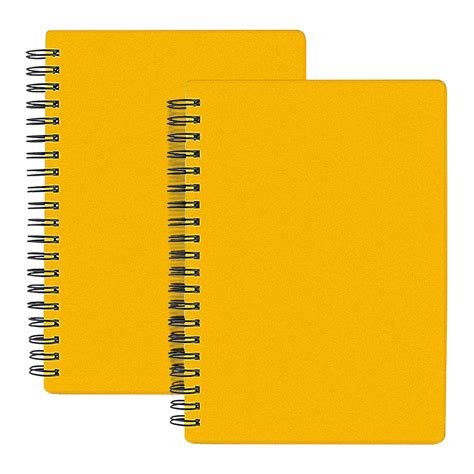 5" X 7" Spiral Notebook, Double Wire Binding, Plastic Cover, 70 Sheets ...