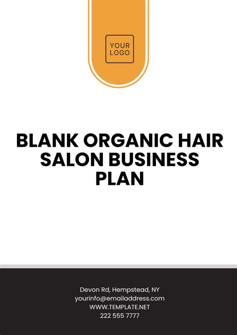 Hair Salon Business Plan Template 的图像结果