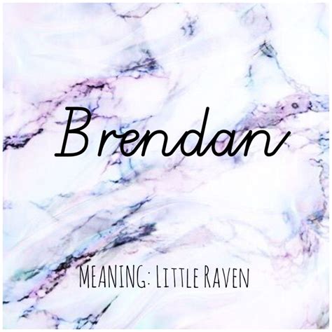 BRENDAN #Names #Brendan #BabyNames | Baby names and meanings, Names ...
