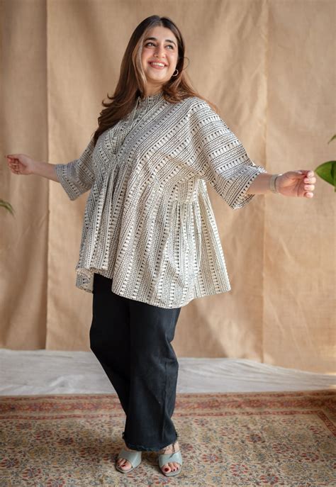 Indian Ethnic Women's Rumeha Fakira Cotton Top – THE INDIAN ETHNIC CO.