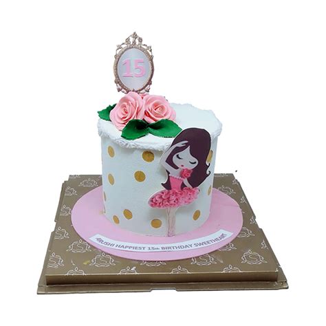Buy Cute Girl Birthday Cake in India | SMOOR Designer Cakes