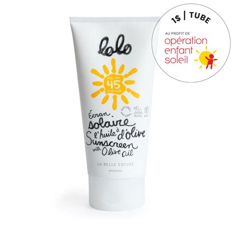 Olive Oil Sunscreen LOLO – La Belle Excuse