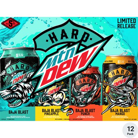 Hard Mountain Dew Baja Blast Variety Pack | Total Wine & More