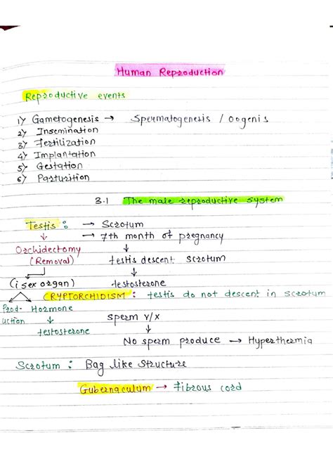 Image result for Isinamuva Human Reproduction Notes