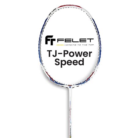Felettj Power Speed White Blue Badminton Racket 4ug1 Max Tension ...
