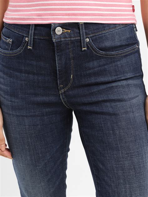 Women's 312 Blue Straight Fit Mid Rise Jeans – Levis India Store