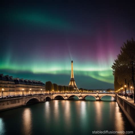 Aurora Borealis in Paris | Stable Diffusion 在线